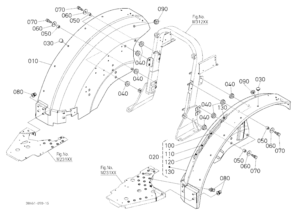 Fender (Upper Position) [Rear Wheel 480/65R24]