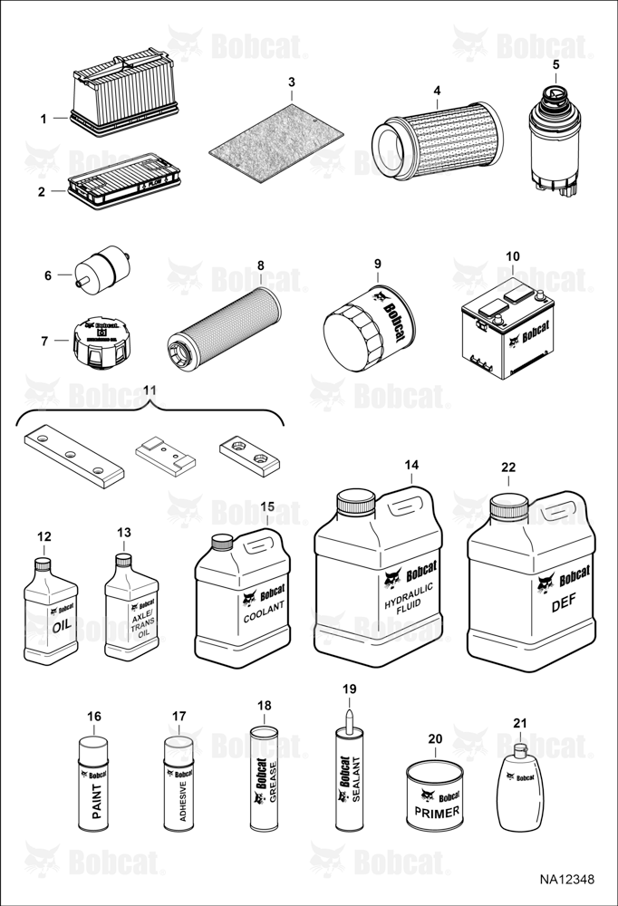 Maintenance Items (Service Parts)