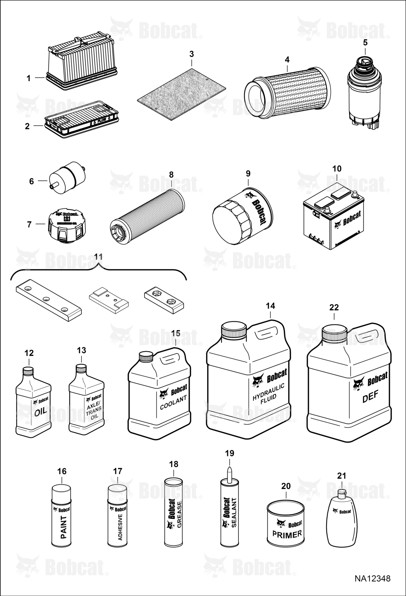 Maintenance Items (Service Parts)
