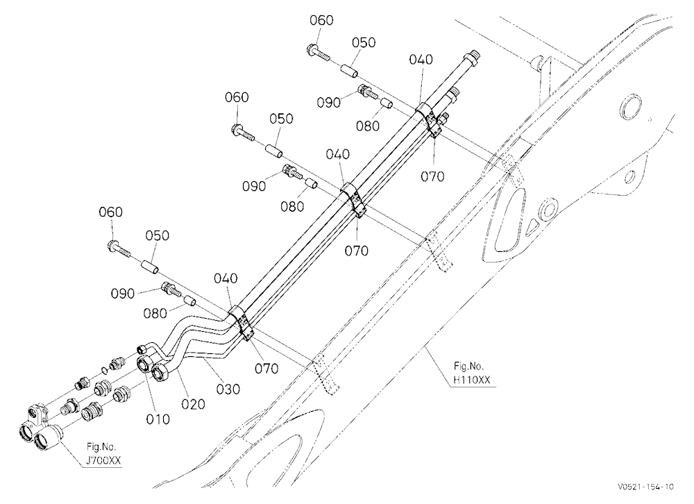 Oil Piping (Arm Lh)