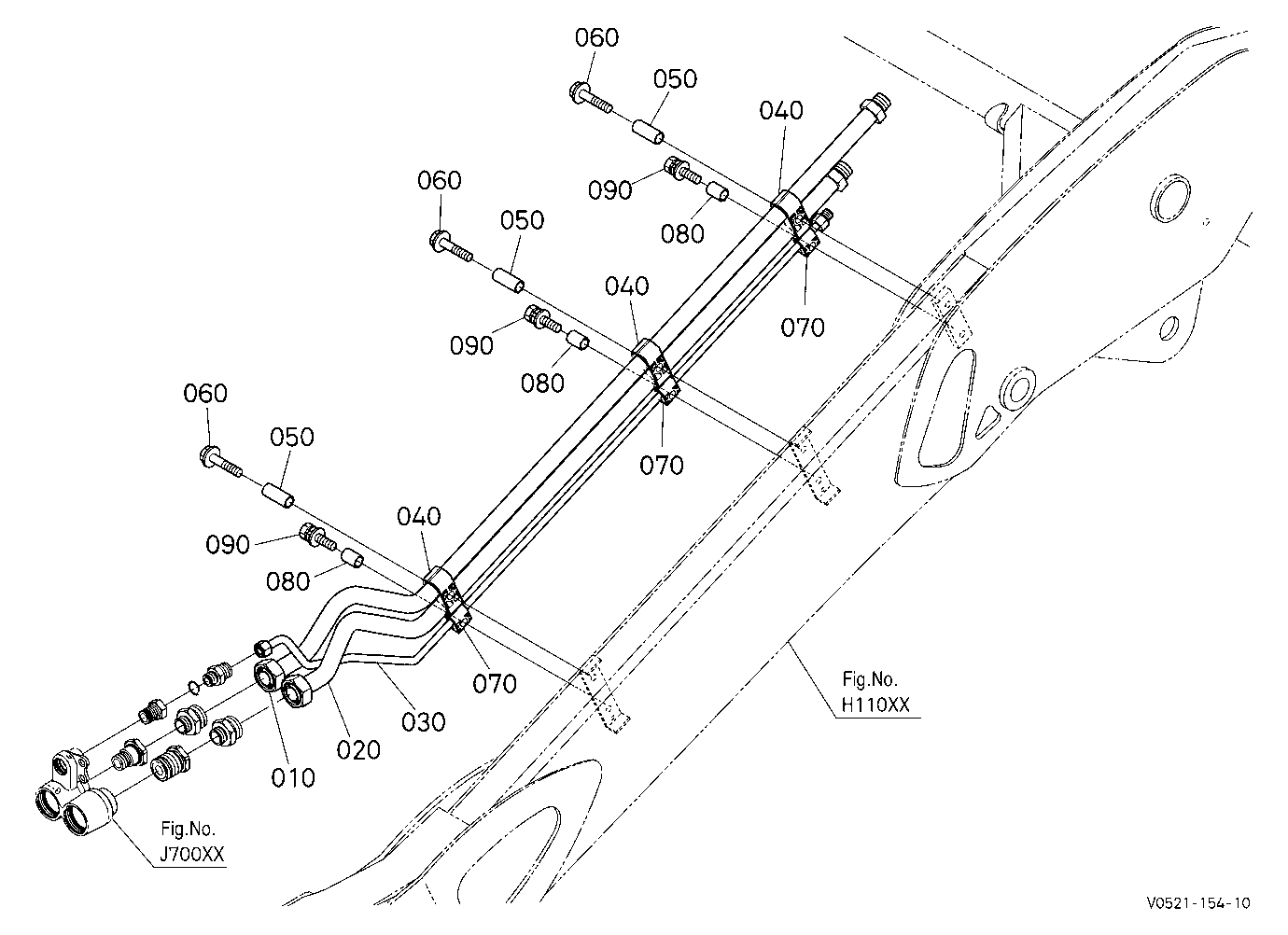 Oil Piping (Arm Lh)