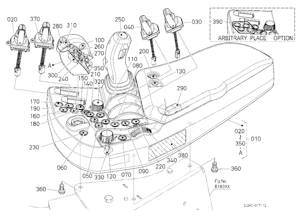 Armrest [With Joystick] [With Front Pto]