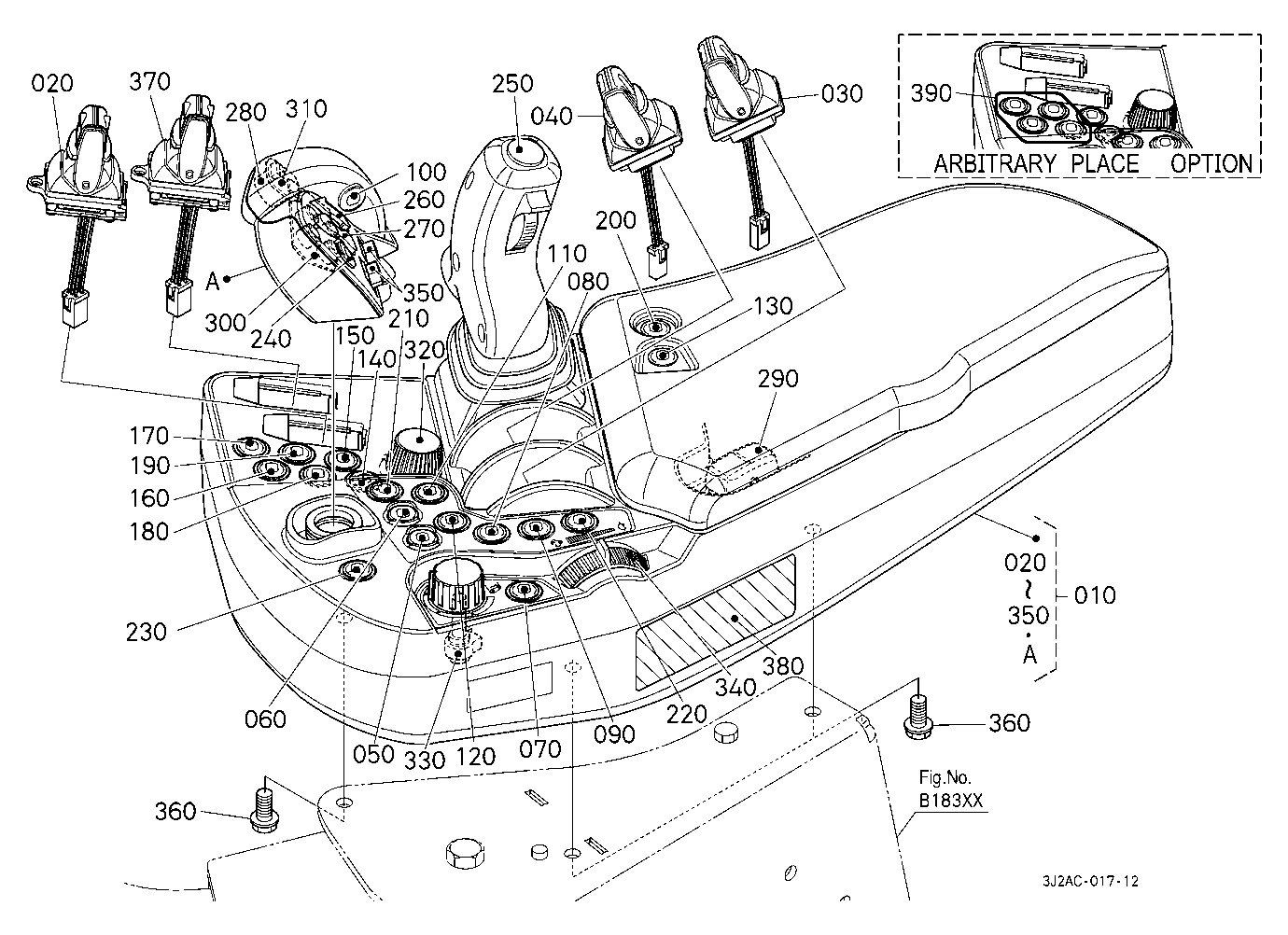 Armrest [With Joystick] [With Front Pto]