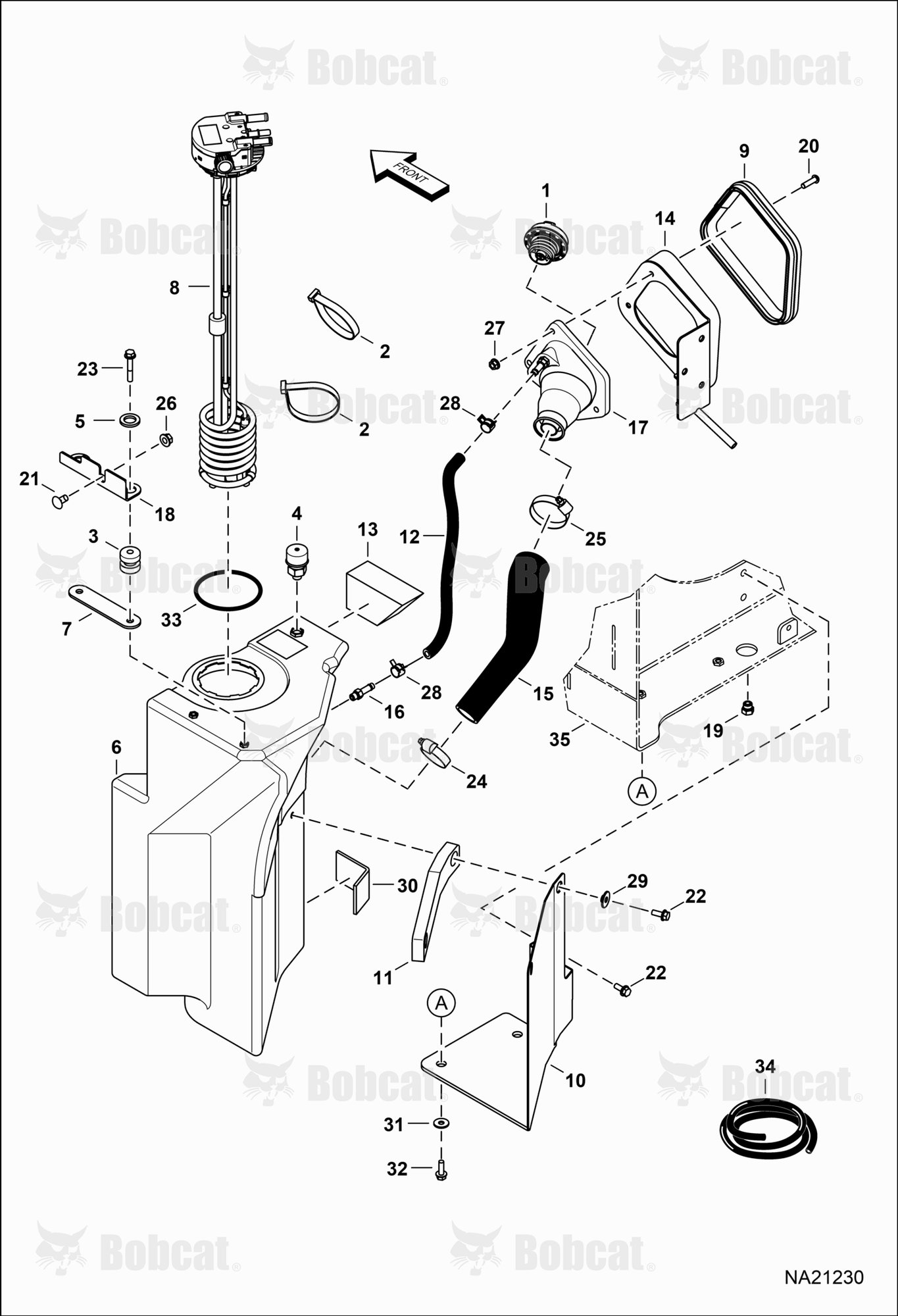 Engine & Attaching Parts (SCR System) (Tank)