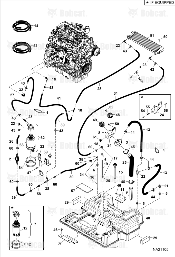 Engine & Attaching Parts (Fuel System) AT5211259 & Above