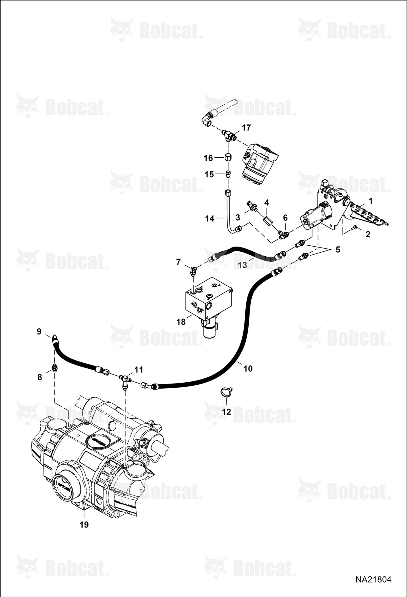 Hydraulic Circuitry (Brake System) (W/O Trailer Brakes)
