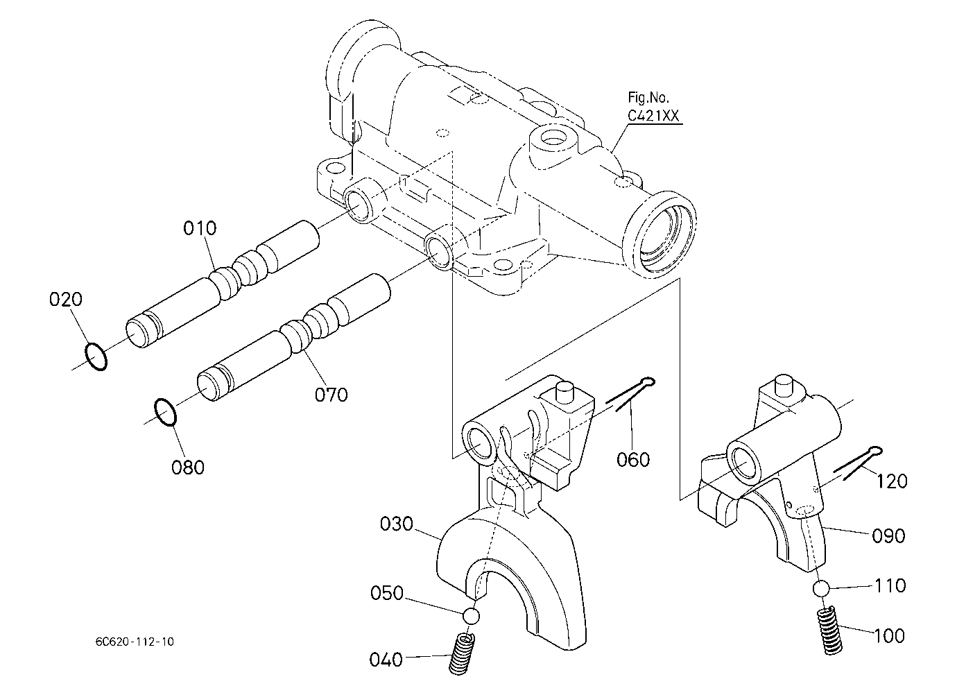 Main Gear Shift Fork