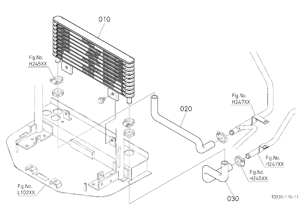 Simultaneous Exchange Parts (Oil Cooler) [Option]