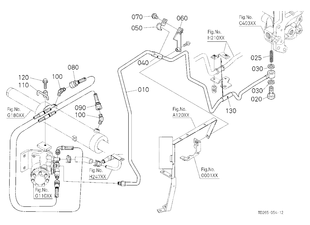 Hydraulic Oil Line (Steering) [Old]