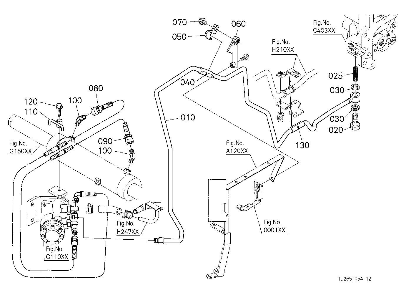 Hydraulic Oil Line (Steering) [Old]
