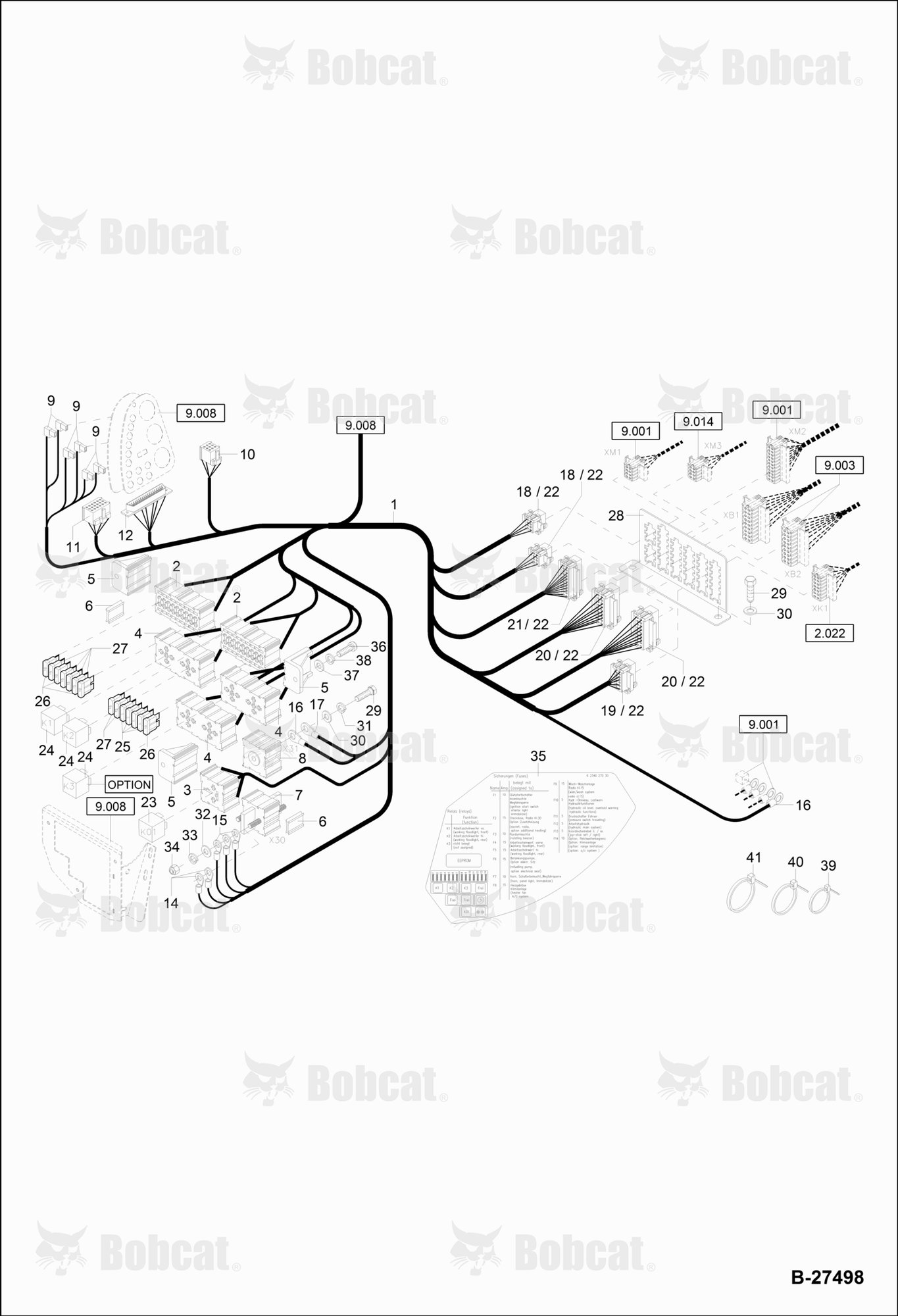 Electric Installation - Fuse Panel and Relay Panel  120000A96 - 120000A2841