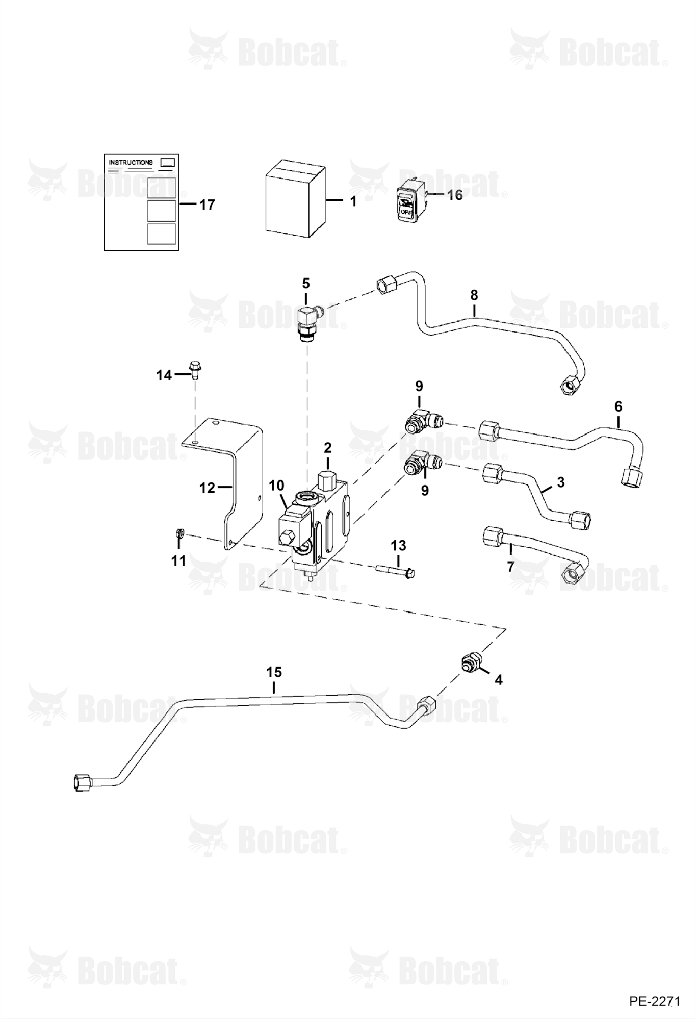 Bucket Positioning Valve Kit