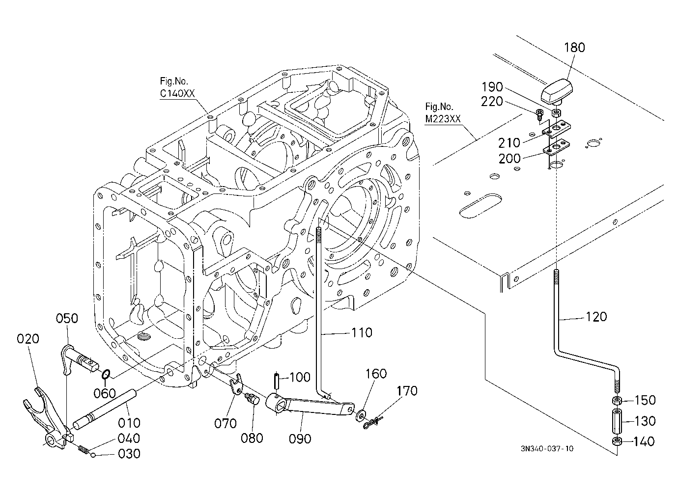 Front Wheel Drive Lever