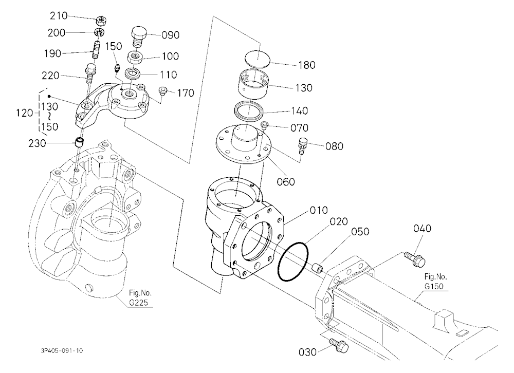 Bevel Gear Case Rh