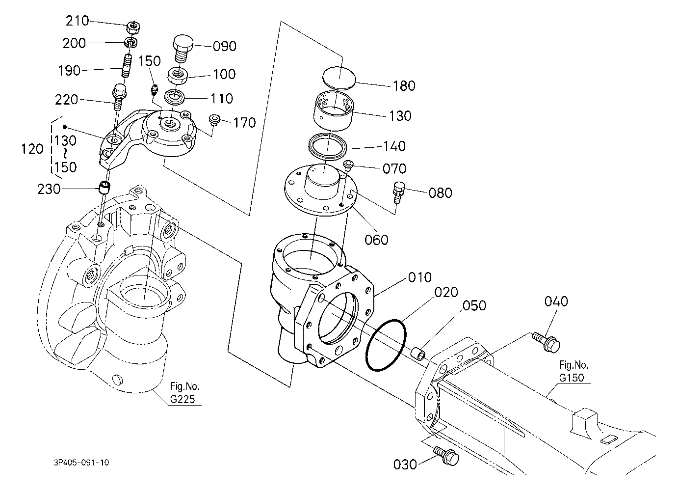 Bevel Gear Case Rh