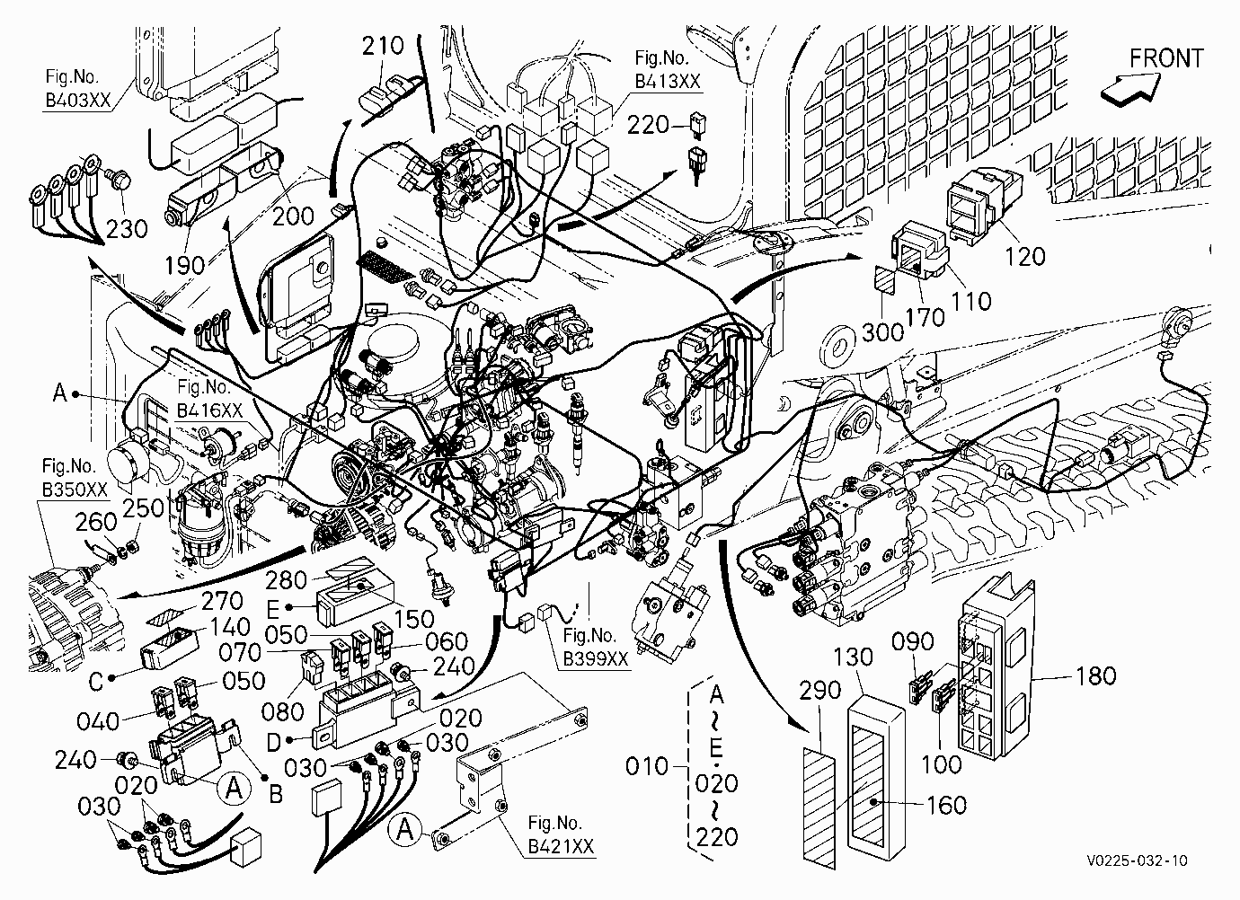 WIRE HARNESS (ENGINE) [HYDRAULIC HITCH] [HIGH FLOW