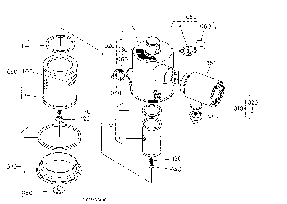 Air Cleaner (Double) [Component Parts]