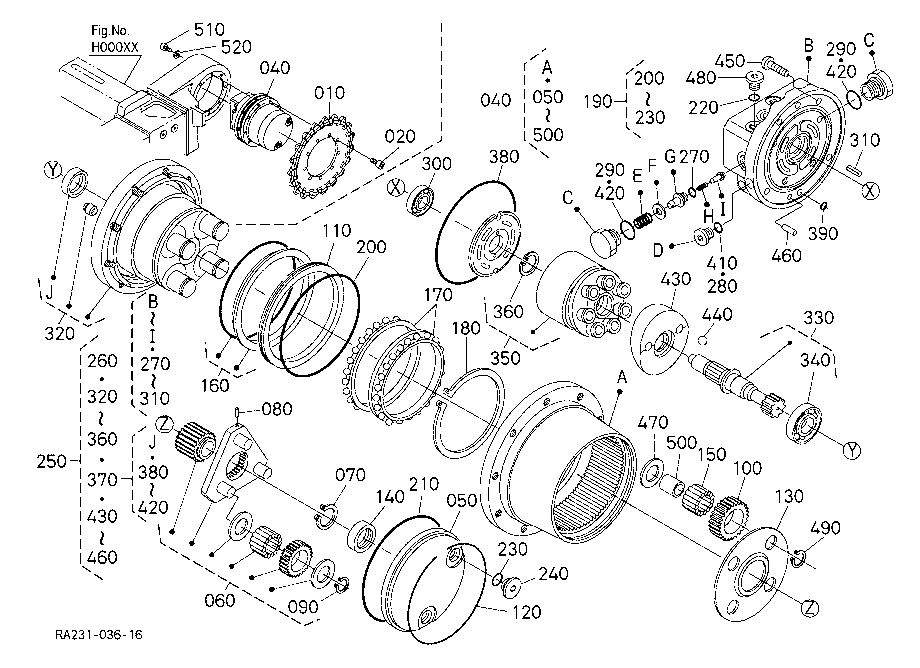 Drive Motor And Component Parts