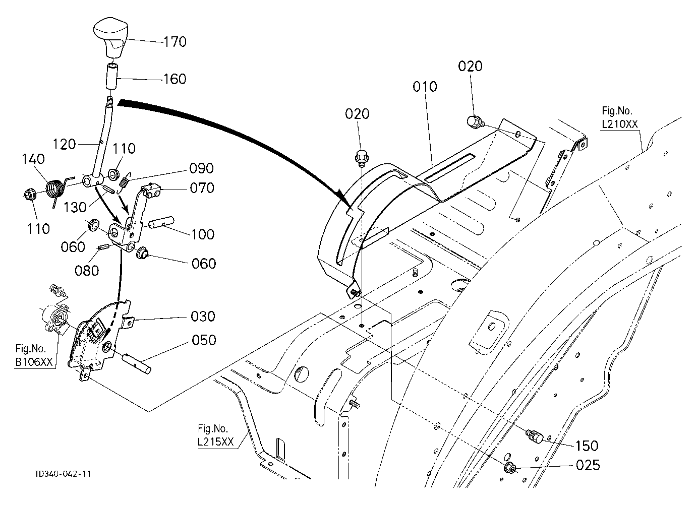Main Gear Shift Lever