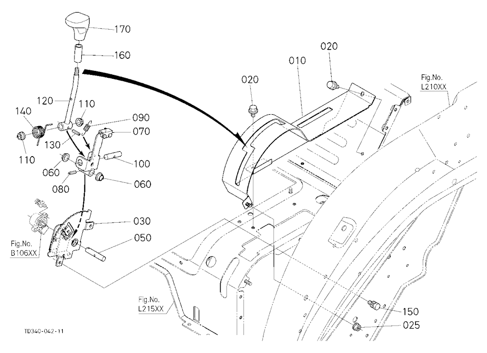 Main Gear Shift Lever