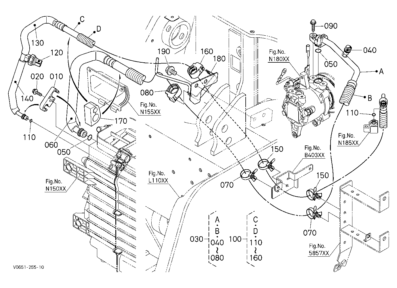 Air Conditioner Hose (Suction)