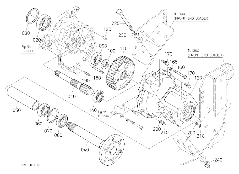 Rear Axle Lh