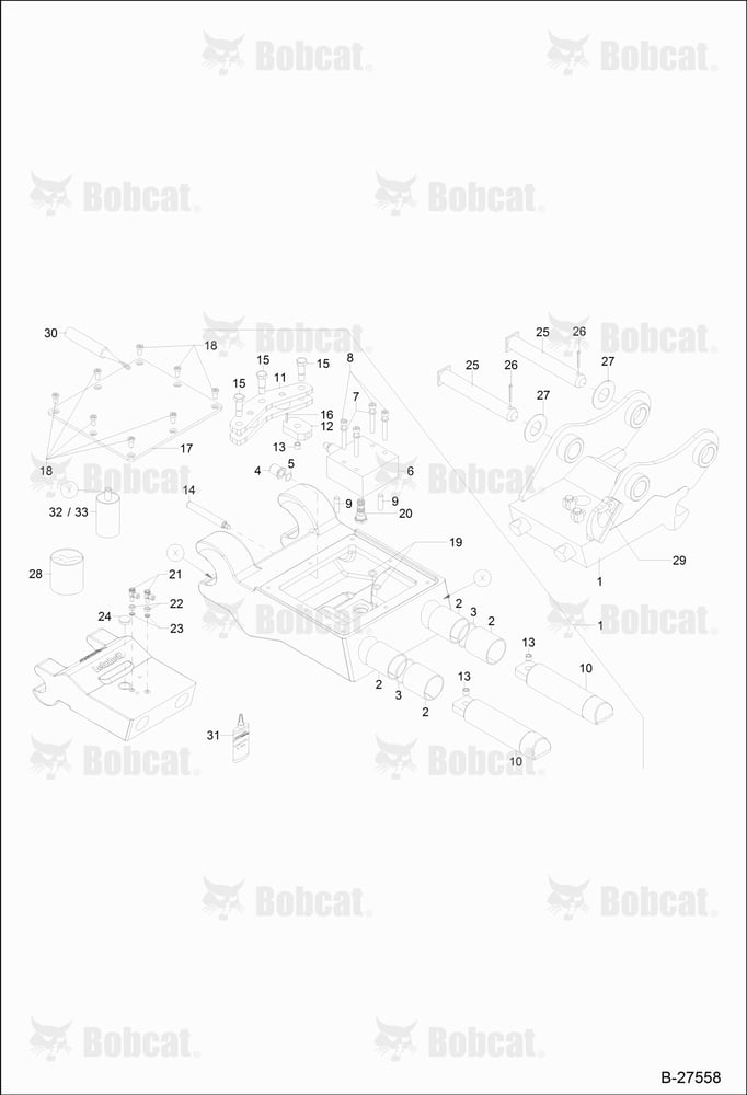 Hydraulic Quick Mount Hitch - HS08