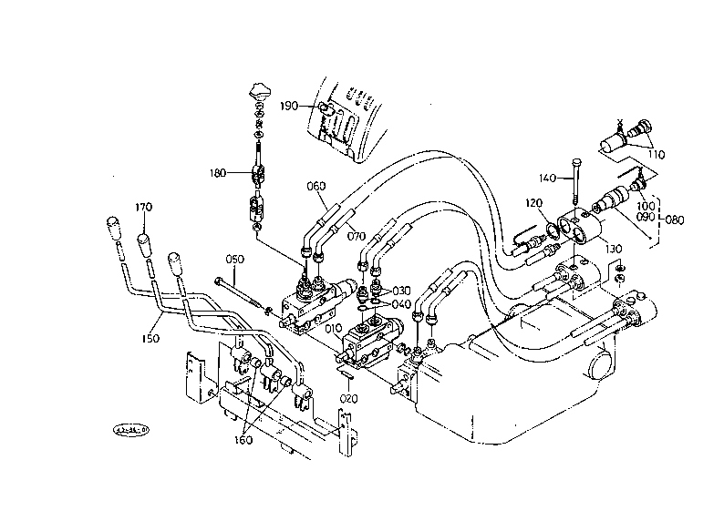 Aux.Control Valve W/O Cab [Option]