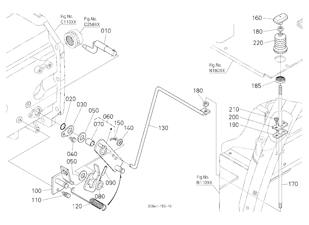 Front Wheel Drive Lever