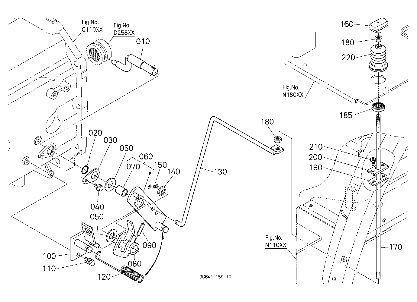 Front Wheel Drive Lever