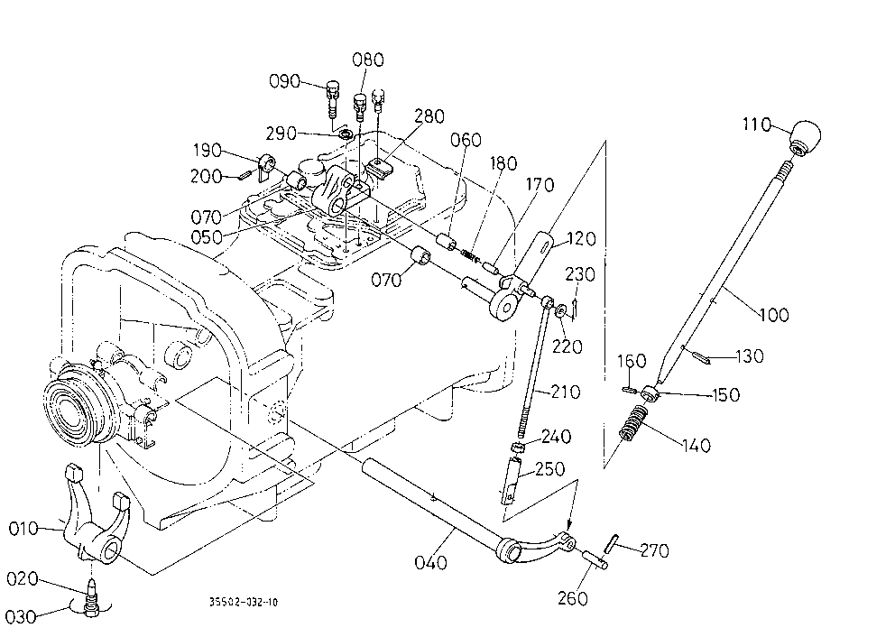 Pto Clutch Lever And Fork [M4030Su] [New Type]