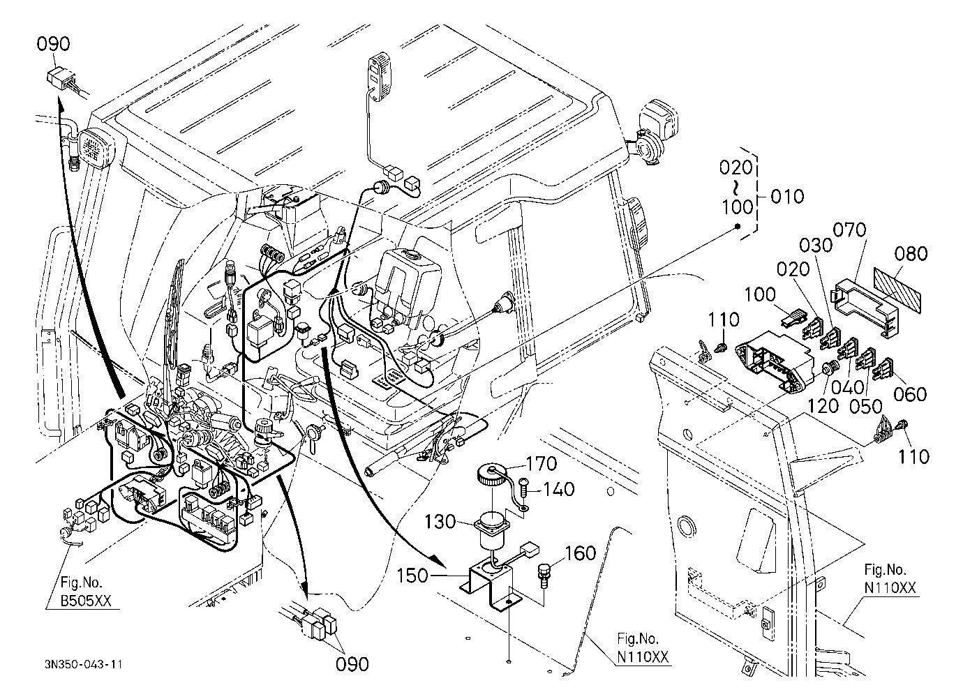 Electrical Wiring (Main) [Except Dual Speed Type]
