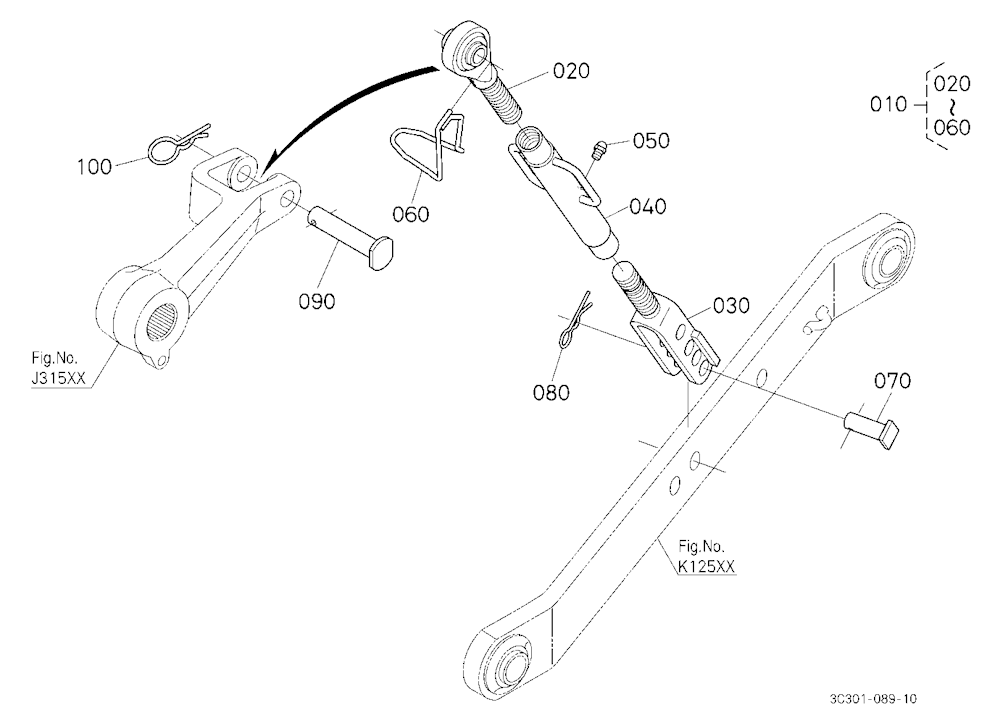 Lift Rod Rh