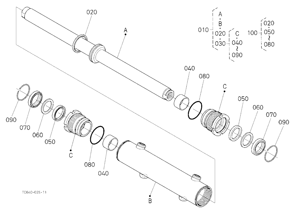 Steering Cylinder [Component Parts]