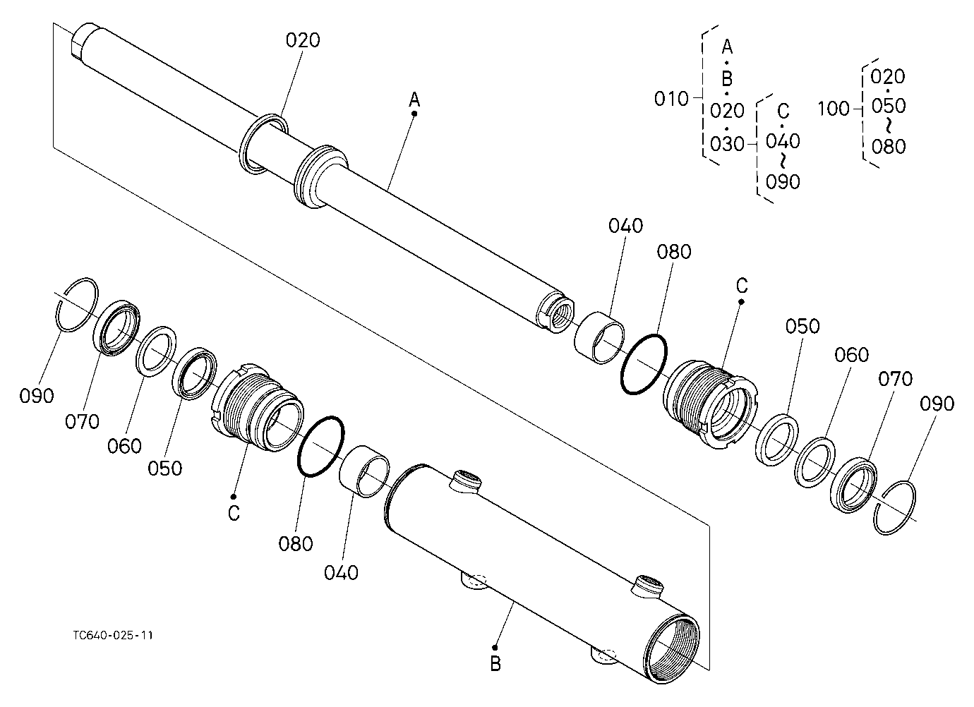 Steering Cylinder [Component Parts]