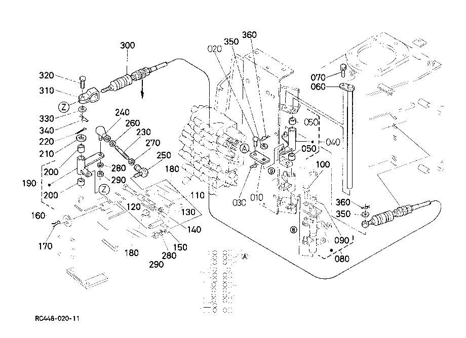 Control Pedal (Swivel/Swing Change 1)