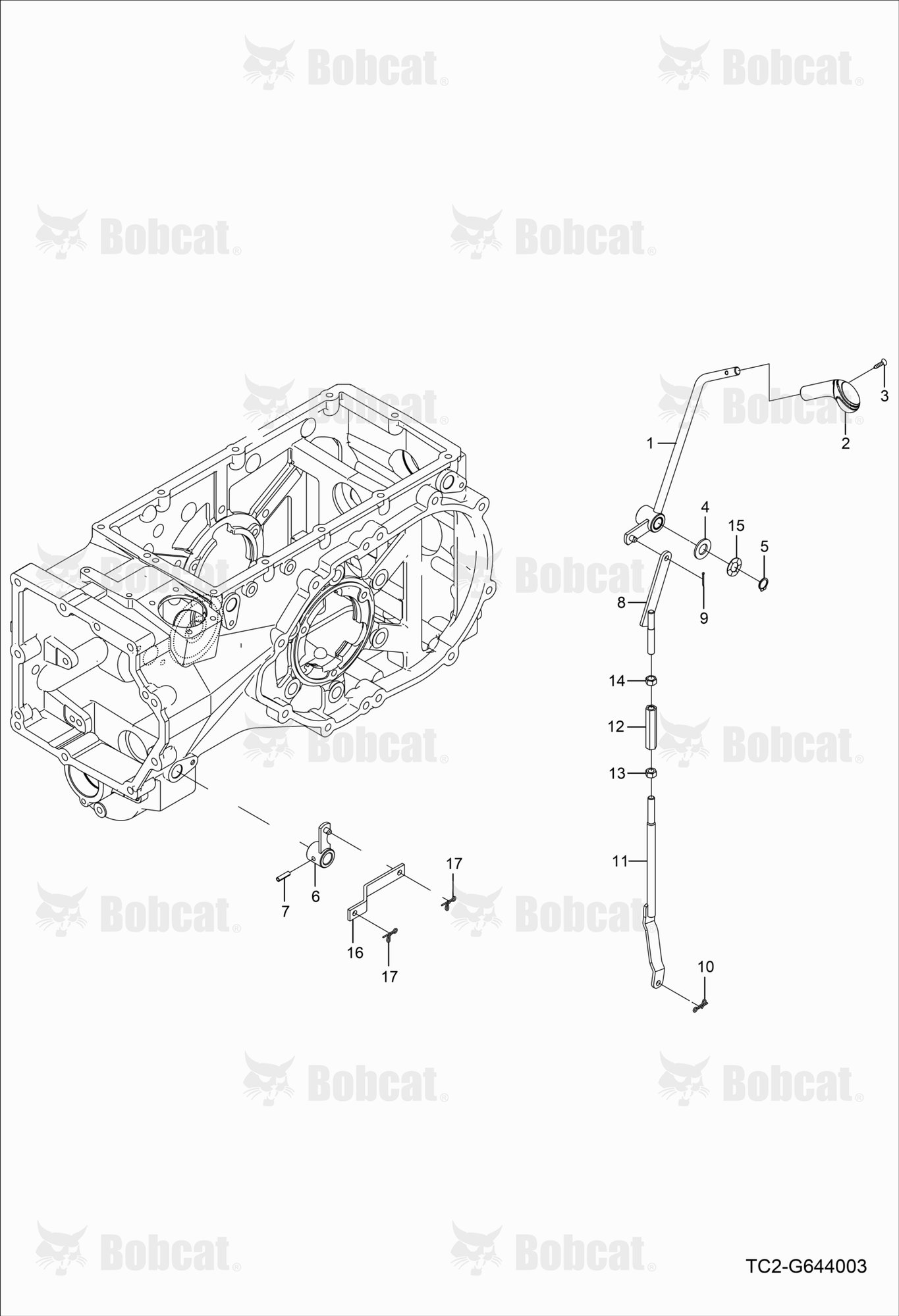 Shuttle Lever Group (ROPS)