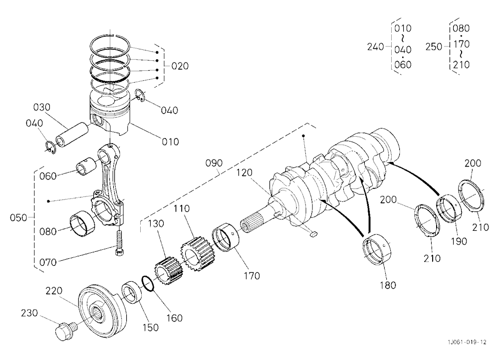 Piston And Crankshaft