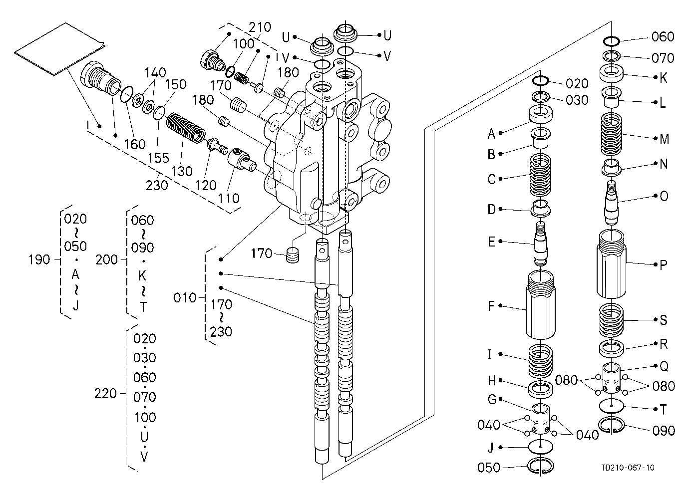 Hydraulic Outlet Valve [Component Parts]