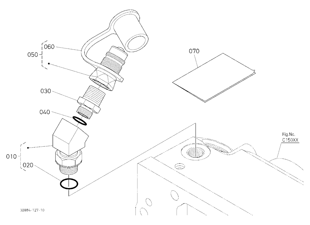 Rear Drain Kit (W/G No.M8159) [Option]