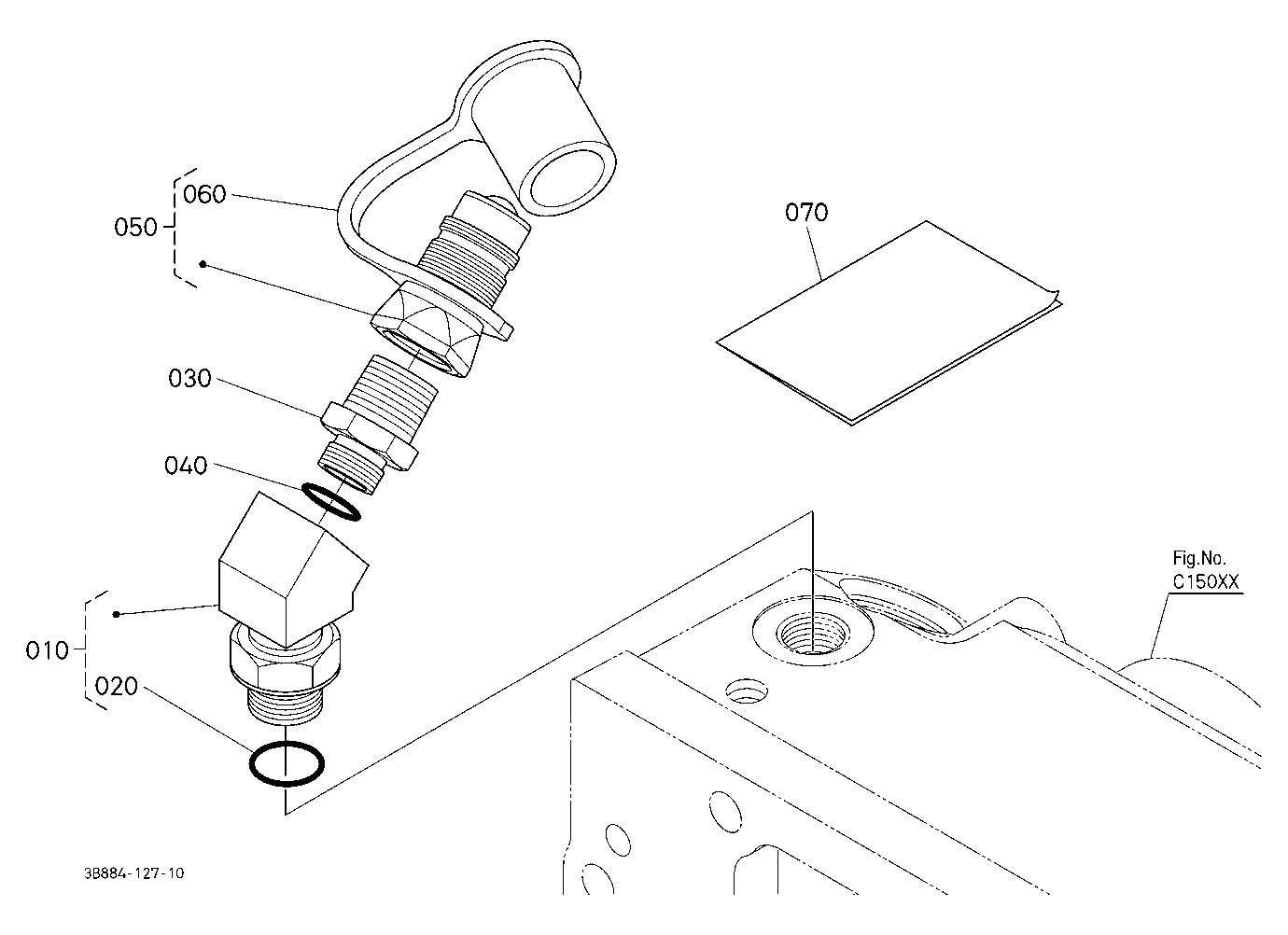 Rear Drain Kit (W/G No.M8159) [Option]