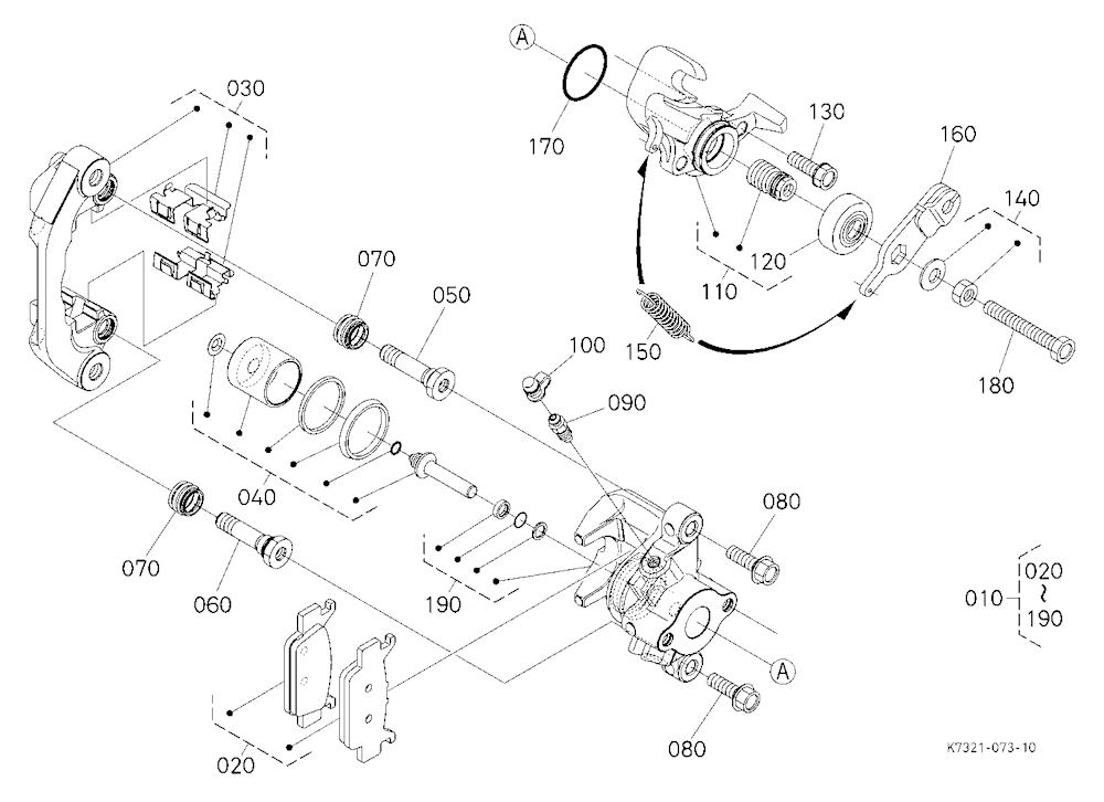 Rear Brake (Right) [Component Parts]