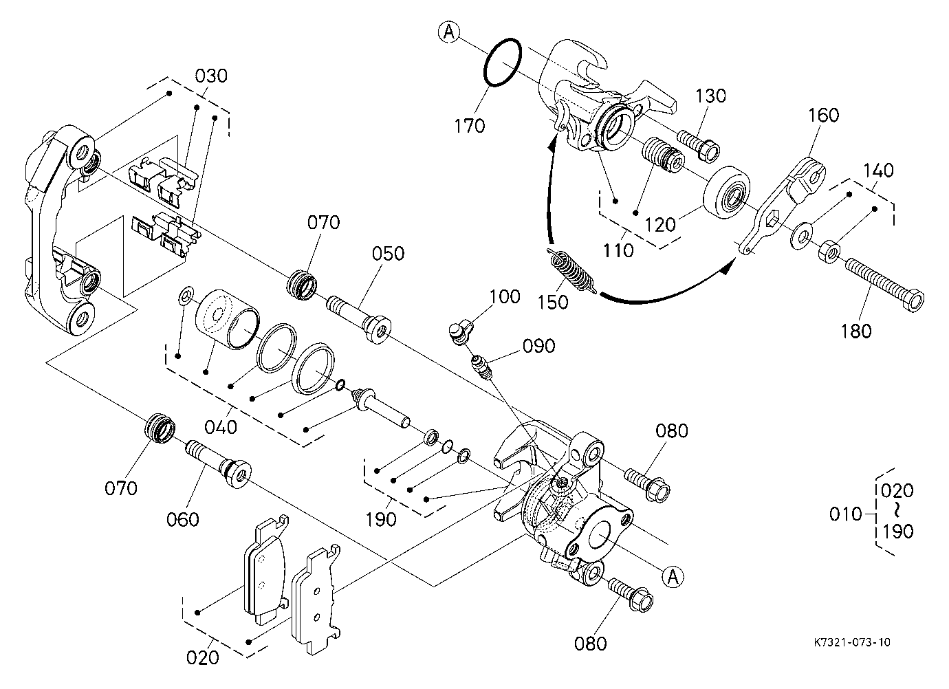 Rear Brake (Right) [Component Parts]