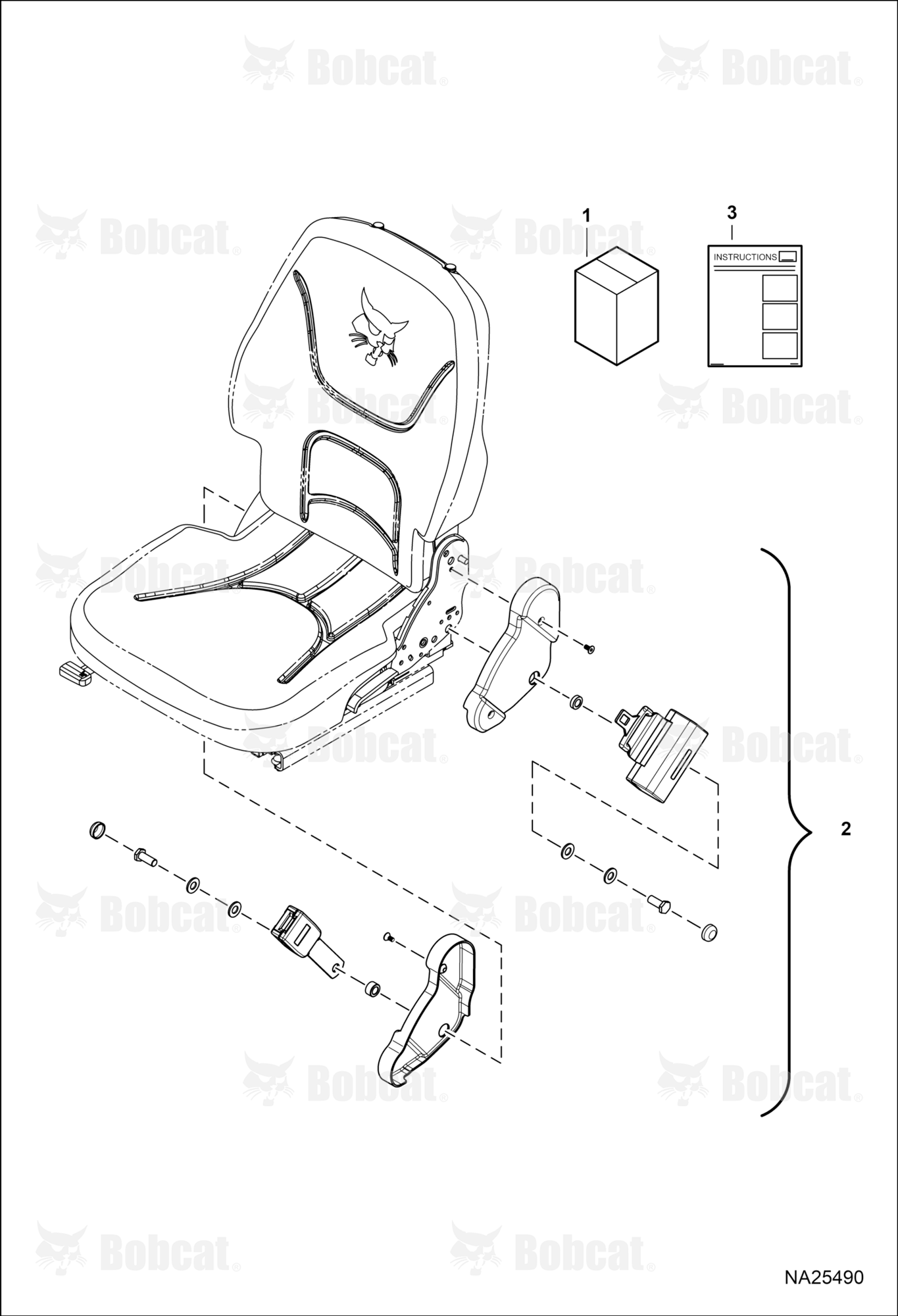 Seat Belt Kit (3" Seat Belt)