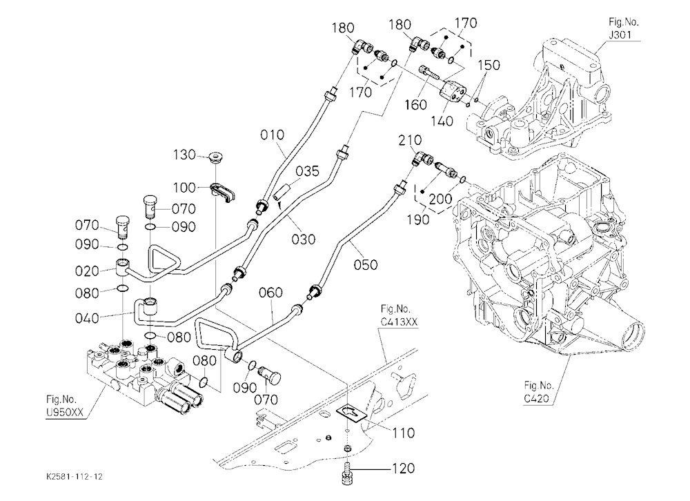 Front Control Valve Kit(Oil Line 2) [Option]
