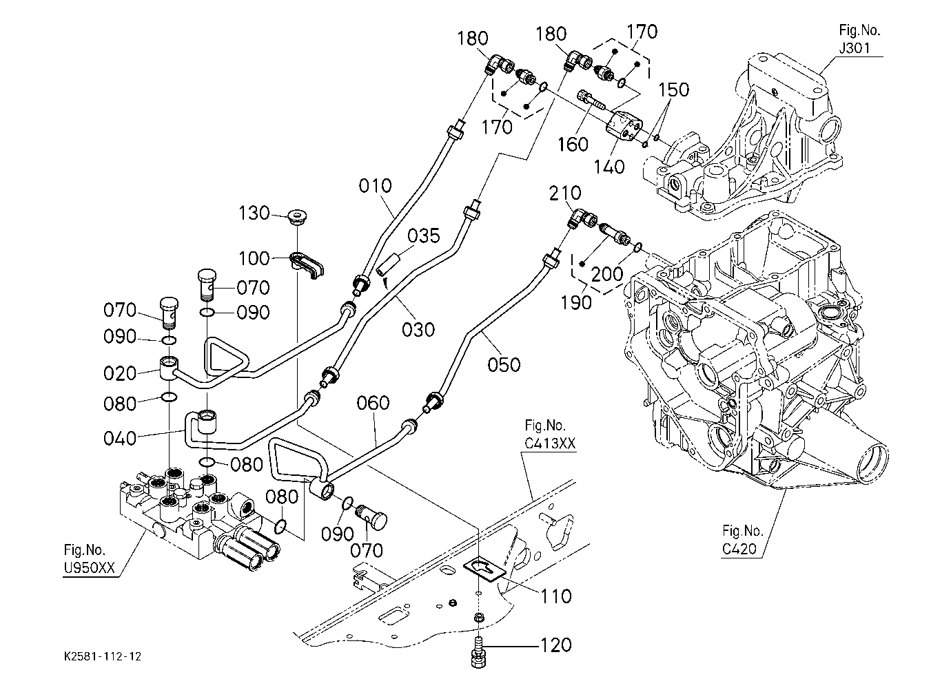 Front Control Valve Kit(Oil Line 2) [Option]