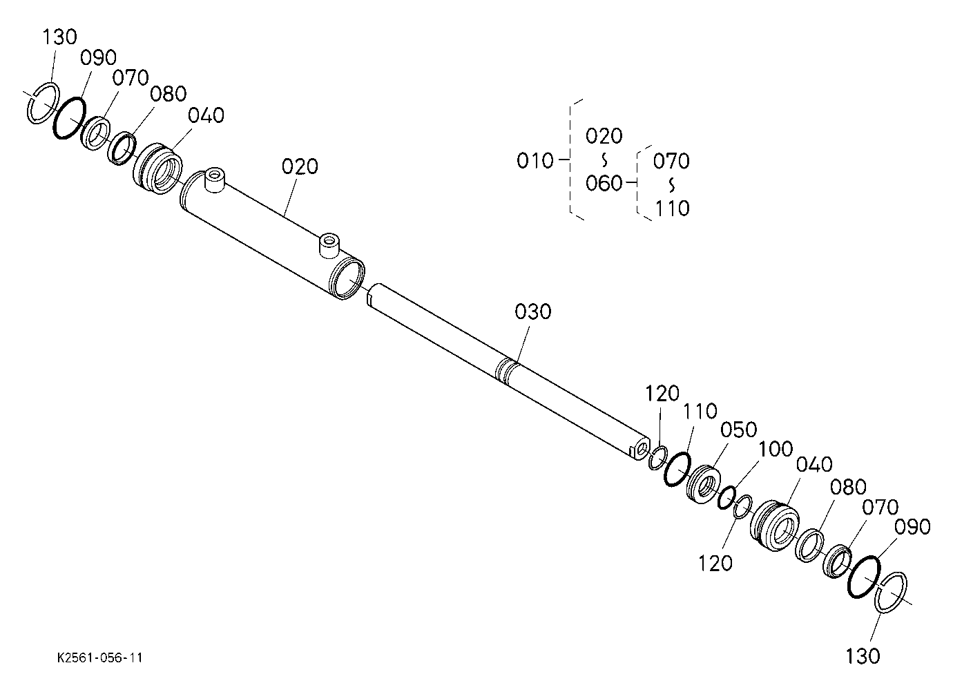 Steering Cylinder [Component Parts]