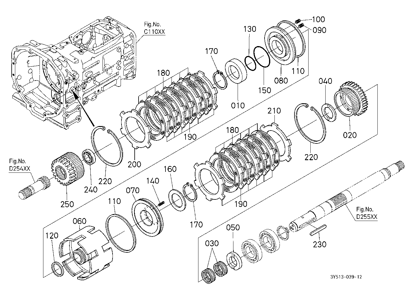 Hydraulic Clutch (Bi-Speed Turn) [Except [Dtsc]]
