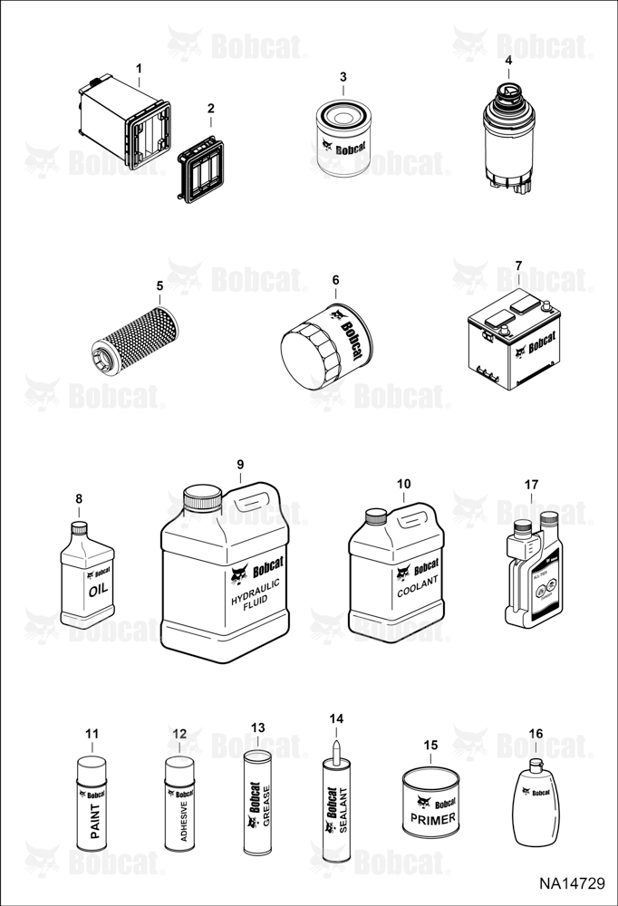 Maintenance Items (Service Parts)