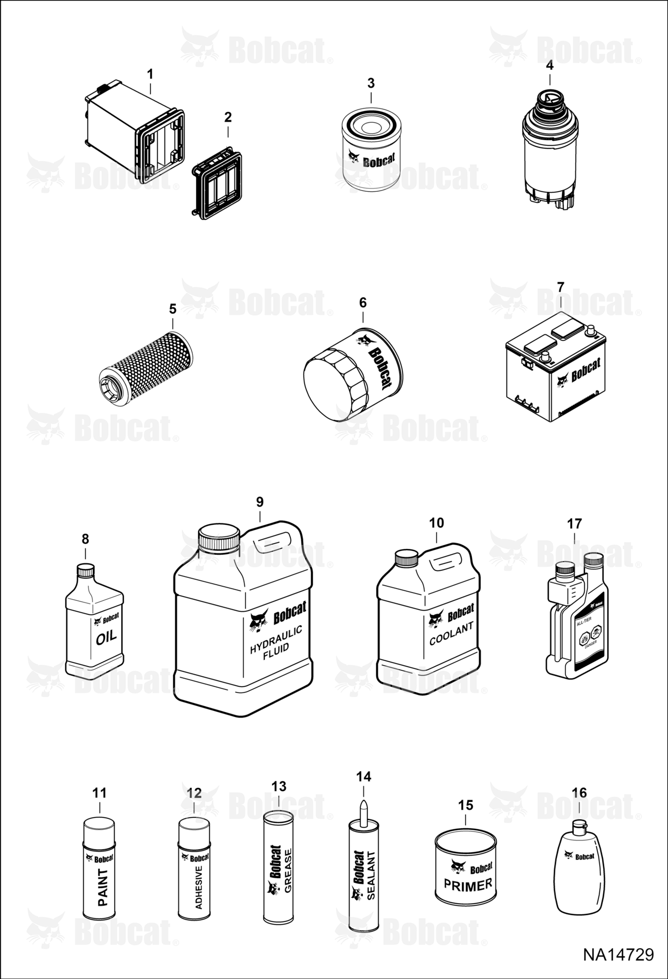 Maintenance Items (Service Parts)